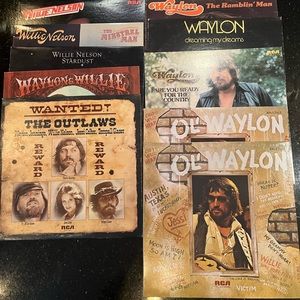 Vinyl LP’s - Classic country.  Waylon & Willie and the Boys…